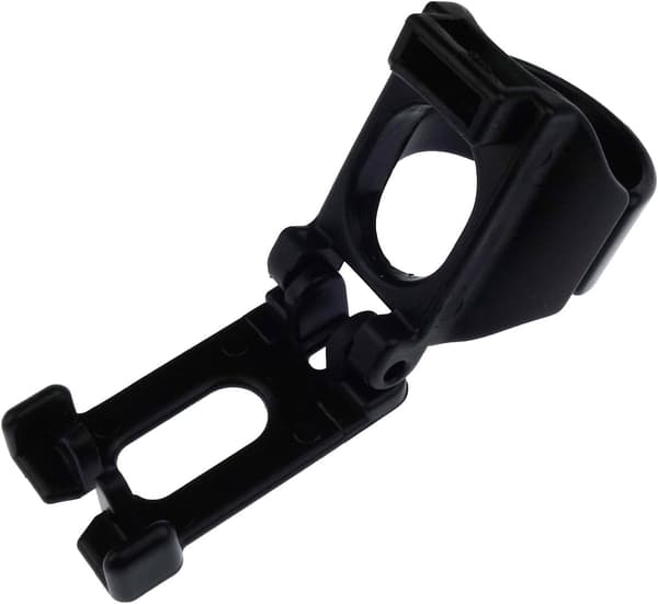 4-pak dykker universal plastik klips snorkelholder, sort
