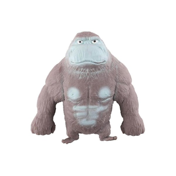 Børns gave brun abe legetøj stræk gorilla legetøj klemme legetøj til børn voksne Sts Relief TTE Grey 15*12