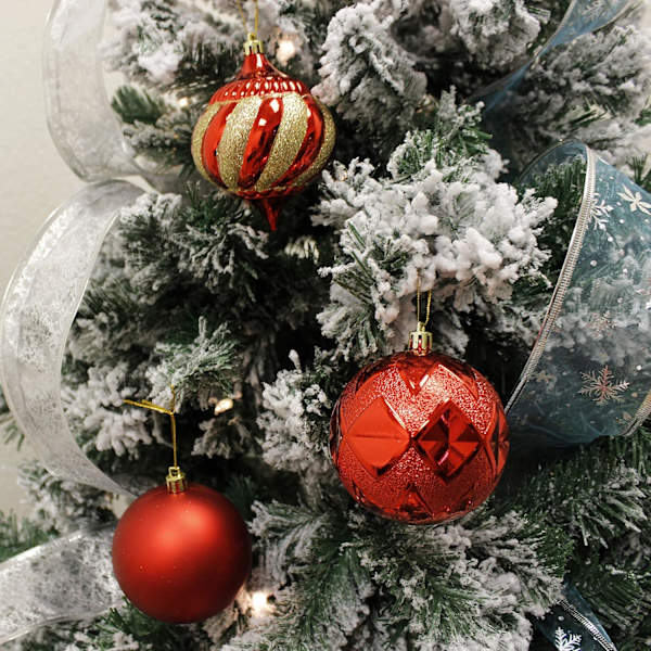24 st 3,15'' julgranskulor, krossäkra julgranskulor