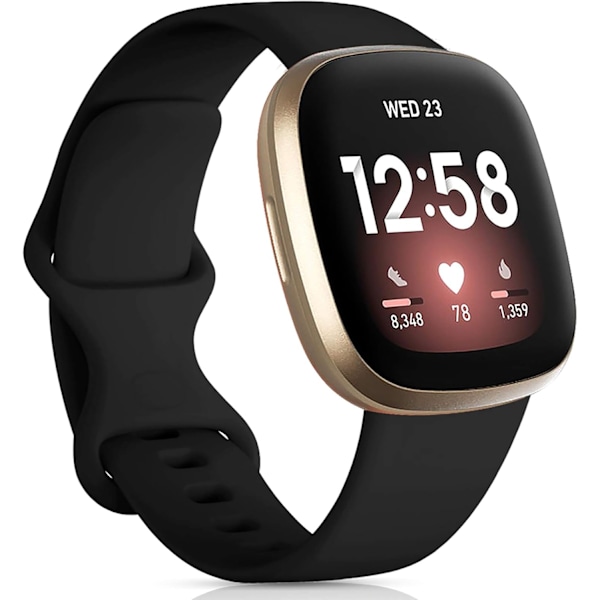 Sport silikone remme til Fitbit Versa 3/4/Sense (lille)