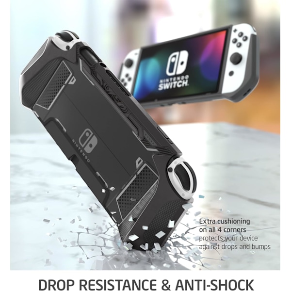 Dockningsbart fodral för Switch Oled 2021, [Blade Series] Tpu Grip