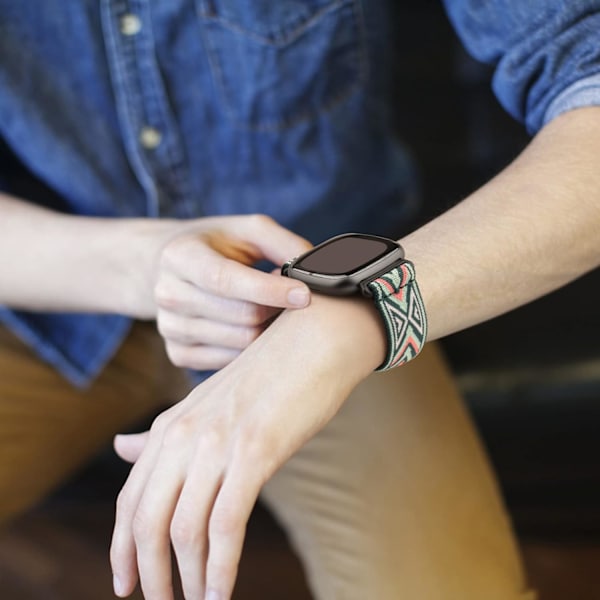 Band til Fitbit Versa 3/ Fitbit Versa 4 Smartwatch, 3-pak holdbar