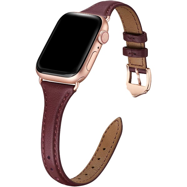 Läderband Kompatibel med Apple Watch Band 38mm 40mm