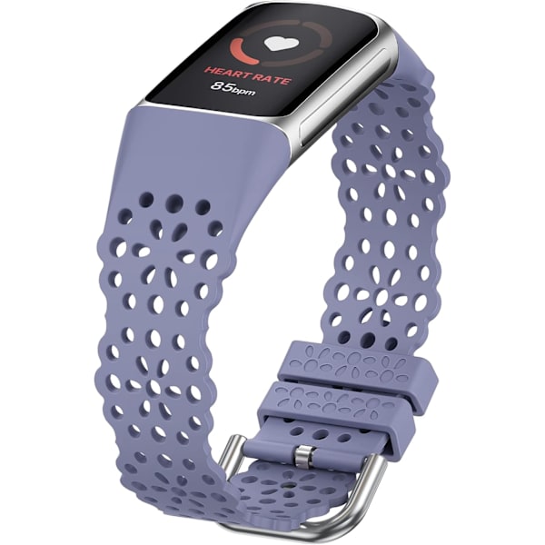 Spetssilikonband för Fitbit Charge 5 - Tunnt och ventilerande armband