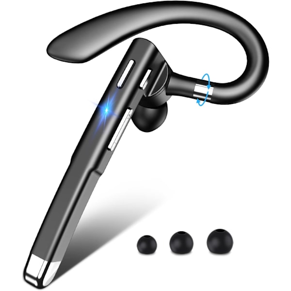 Bluetooth 5.1-headset. Lättvikts trådlös hörsnäcka