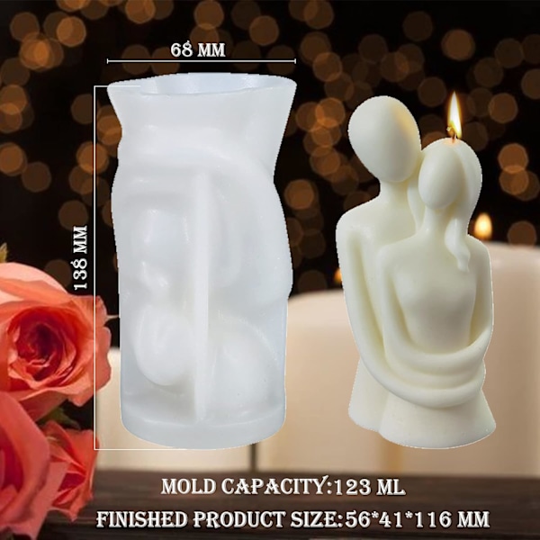 Silikoneform 3D Roseform