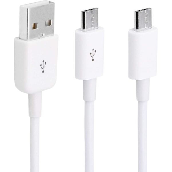 3Ft USB 2.0 Typ A Hane Till 2 Micro USB Hane Splitter Y Data