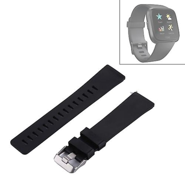 För Fitbit Versa / Versa 2 Enkelt Mode Silikon Armband THK Violet