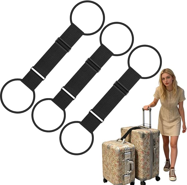 Multifunksjonelle sterke justerbare bagasjekoblingsstropper, elastisk justerbar bagasjestropp, multifunksjonell elastisk bagasjestropp med spenne