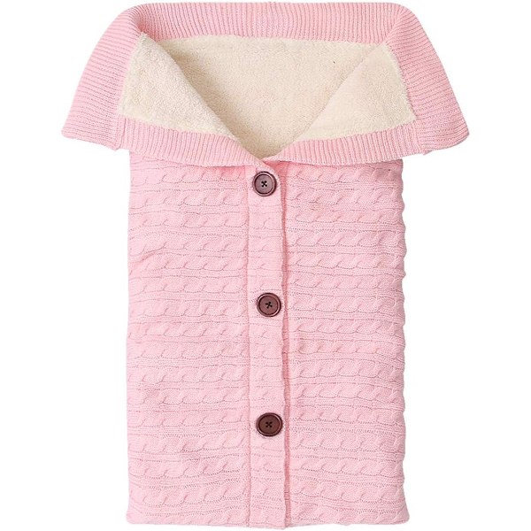 Nyfødt baby svøb filt Fleece barnevogn Wrap lur filt Plus