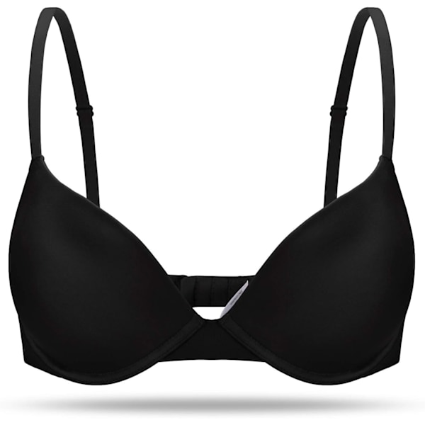 Kvinnors Push Up BH-kupa T-shirt Konturformad Naturlig Passform Plunge Bygel BH