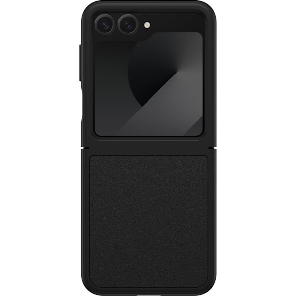 Galaxy Z Flip6 Thin Flex Series Cover - Sort, Ultratynd, Hårdt cover med bløde kanter, 5G og trådløs opladning kompatibel Sort
