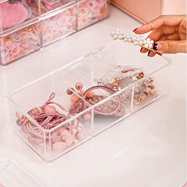 Firkant beholder dispenser - Organizer med lås