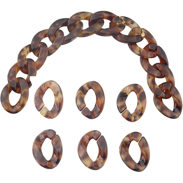 Plastplatekroker Kjedelänker for DIY Craft Chain Strap Halskjede
