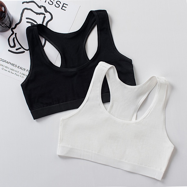 Bra off shoulder wrapped chest thin cotton suspender vest underwear