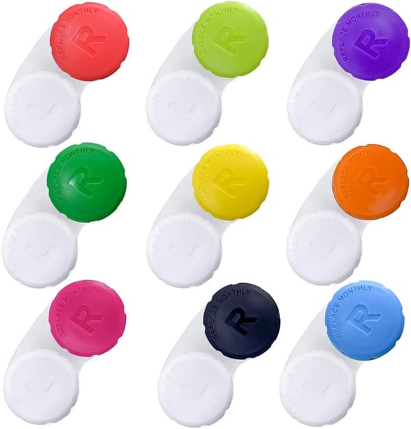 Fodral för kontaktlinser, 3-pack för daglig användning på resa