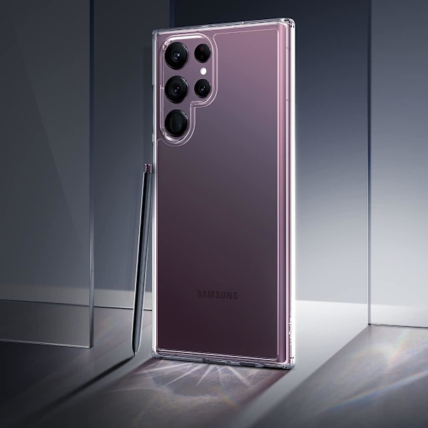 Ultra Hybrid Skal Designat för Galaxy S22 Ultra (2022) - Kristallklart Kristallklart