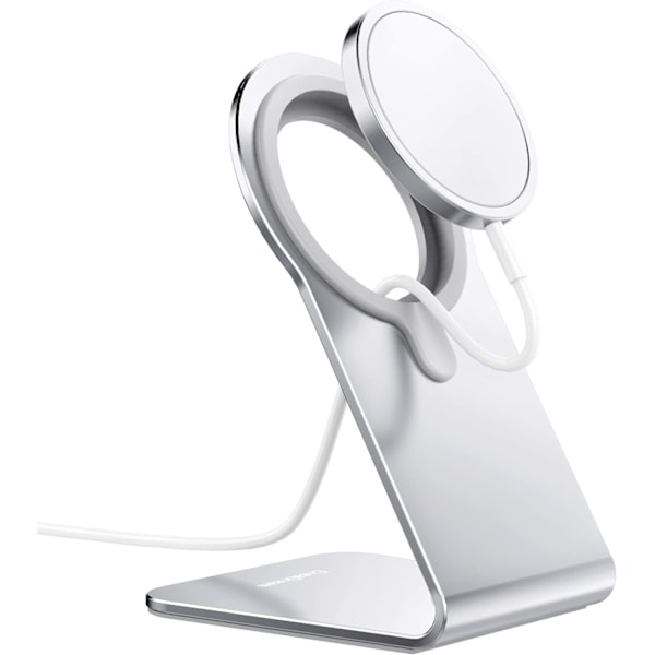 Stativ for MagSafe-lader, Aluminium Stativholder for iPhone 16 15 14 13 12-serien, Magsafe-tilbehør Kompatibel med iPhone 16 15 14 13 12 Plus, Pr