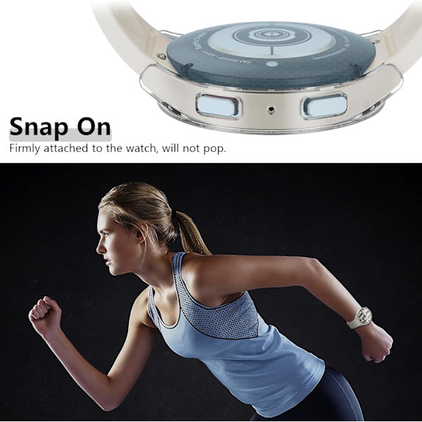 Fodral till Samsung Galaxy Watch 6 44mm, hårt PC-skydd