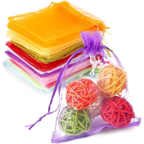 100 stk. Organza gaveposer, 4x4,72