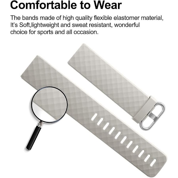 Vandtæt udskiftningsurrem Fitness Sport Band Armbånd Kompatibel med Fitbit Charge 4 / Fitbit Charge 3 Se- Multi Farve Slate Gray Small