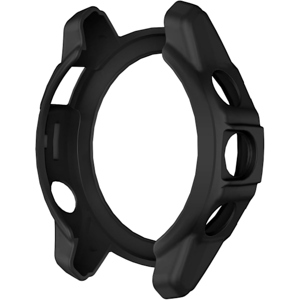 Skal Kompatibelt med Garmin Fenix 7X/Fenix 7X Pro/EPIX Pro 51mm, Mjuka Anti-Fall Ersättningsskydd Smartwatch Tillbehör Svart 26M