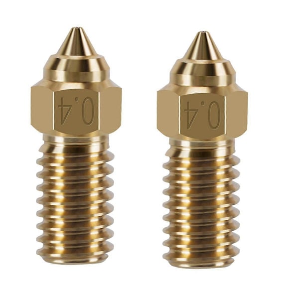 10 st 3D-skrivarmunstycken Premium mässing 3D-skrivarmunstycken - 0,4 mm MK8 Härdad extruder