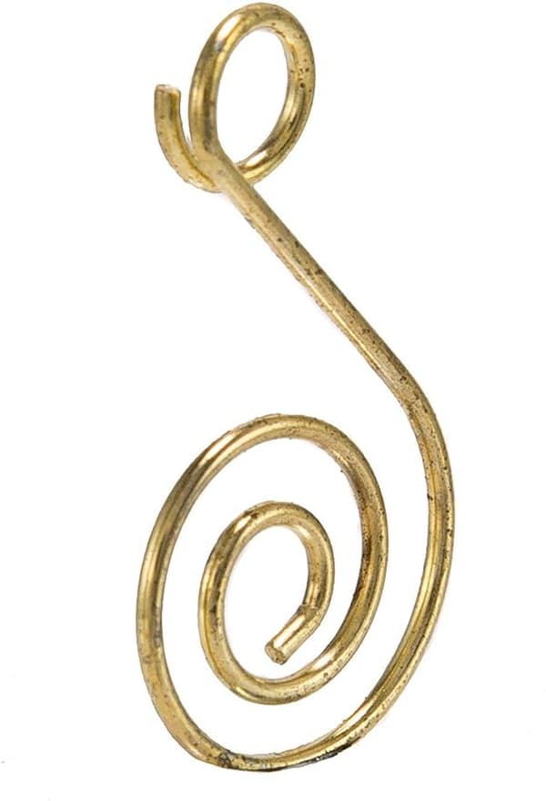 Kurt Adler 3,17 cm Ornamentkrok, Guld, Set med 50