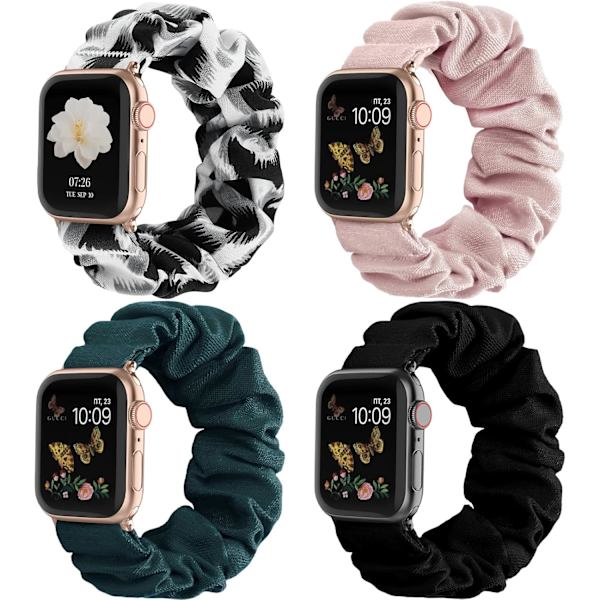 Kompatibel med Apple Watch Band Scrunchie 38mm 40mm 41mm
