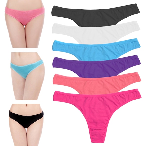6-pak bomulds trusser Andas Trosor Bikini