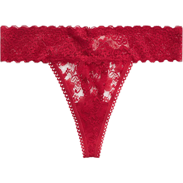 Damunderkläder - 5-pack stretchiga trosor i mikrofiberspets