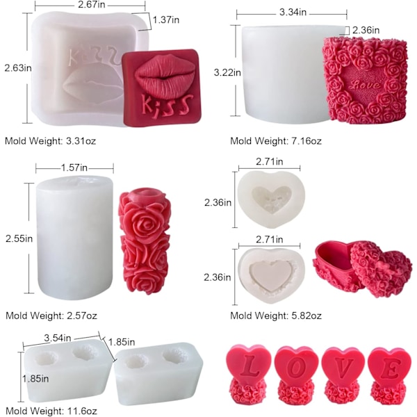 7-pack formar, 3D roskombinations formar