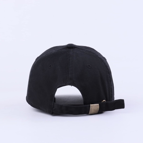 Mænds Baseball Cap Bomuld Lav Profil Ustruktureret 6-Panel Sports Dad Hat