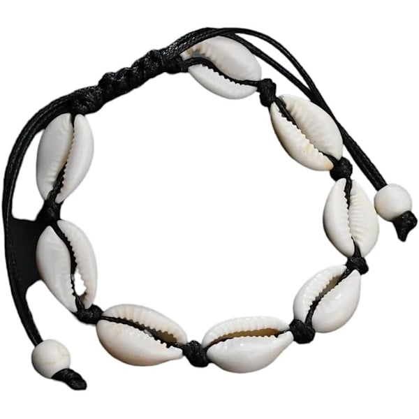 Ny 2024 Ny Naturlig Skjell Konkylie Tau Ankelbånd For Kvinner Fot Smykker Sommer Strand Barfot Armbånd Ankel På Ben For Kvinner Mote Smykker