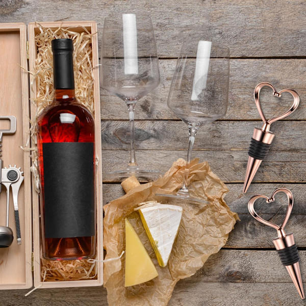 Vinpropp 3-pack Vinflaskpropp Återanvändbara vinproppar Läcksäkra vinkorkar Flasklock för att hålla standardflaskor Vin Champagne färskt