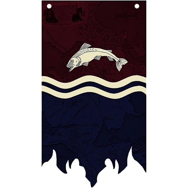 Game GoT Thrones bursdagspynt - Game GoT Thrones Tully husbanner 100X65CM Tully Tully