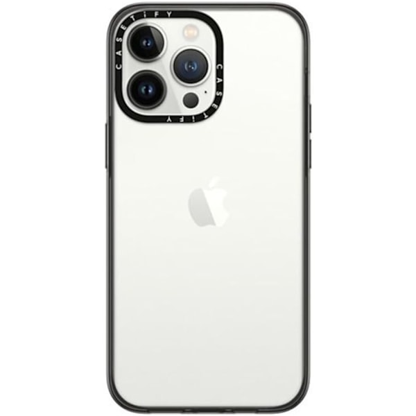 Kompakt iPhone 14 Pro Max Cover [2X Militær Standard Drop Testet / 1,2 m Fald Beskyttelse] - Klar Sort Klar Sort