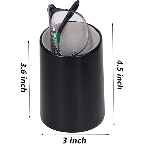 2-pak brillerholder PU-etui