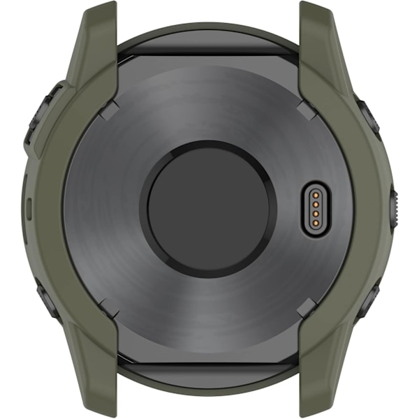 [2-pak] Passer til Enduro 2 Urkasse Cover Anti-ridse Letvægts Stødsikker Bumper Case Cover Kompatibel med Garmin Enduro 2/ Tactix 7 (Sort+Grøn