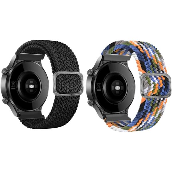 Klokkestropper (20mm) - Nylon erstatningsarmbånd for Garmin Fenix og mer