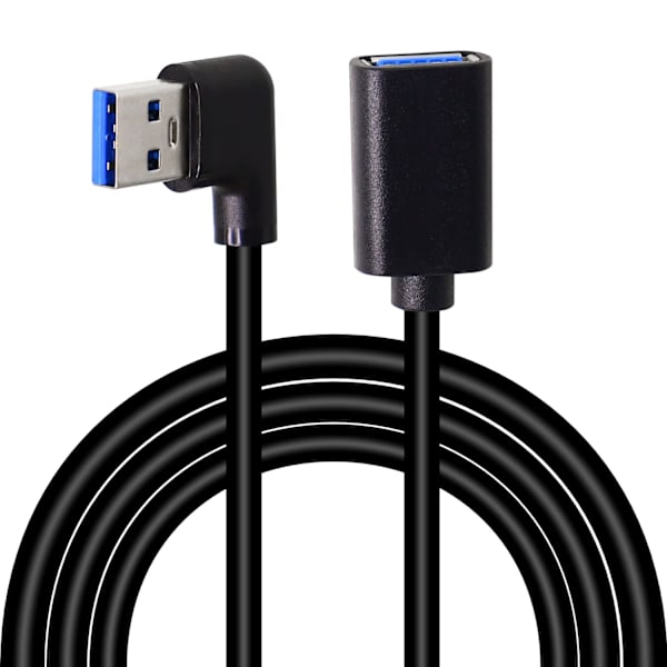 Höger vänster vinkel USB 3.0 förlängningskabel, Superspeed 90