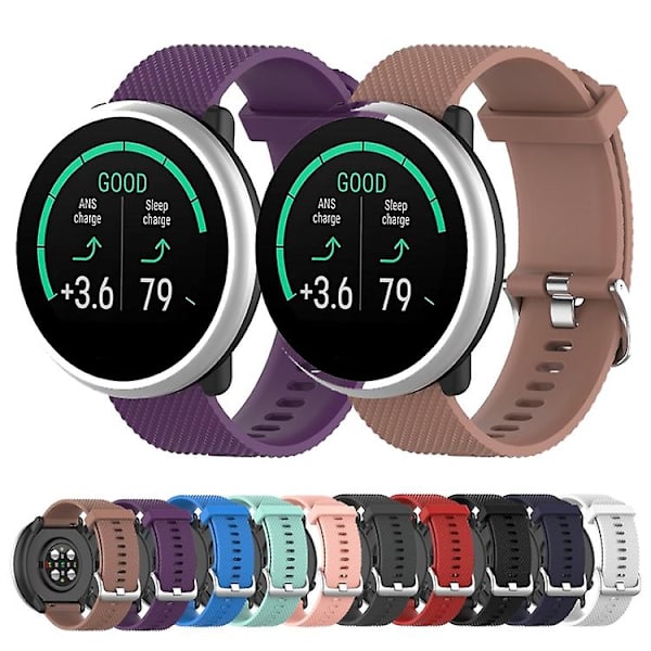 Til Polar Ignite Fashion Tekstureret Silikone Udskiftningsurrem QEX White