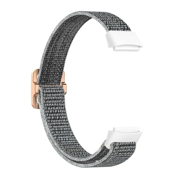 For Fitbit Luxe Justerbar Elastisk Nylon Urrem OVR Seashell