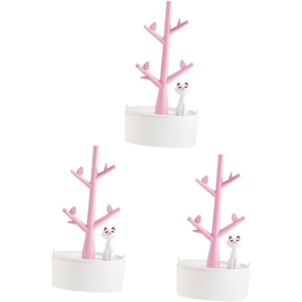 3 st örhängen display hylla örhängen studs örhänge display rack örhänge stud hålla stativ katt smycken arrangör smycken display rack örhängen galge