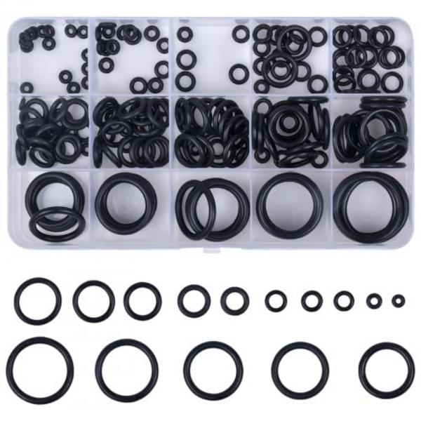 O-ring-kit - 200 svarta O-ringar