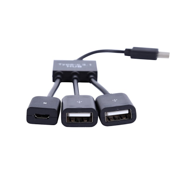 USB Type C 3.1 Hane till Dual USB 2.0 Hona OTG Laddning