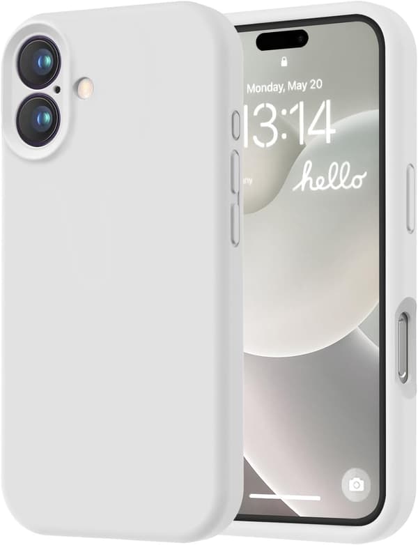 Premium silikonecover til iPhone 16 6,1\" – elegant, holdbart og alsidigt