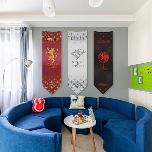 Game GoT Thrones-banner - Game GoT Thrones Stark-husbanner 149X45CM Stark Stark
