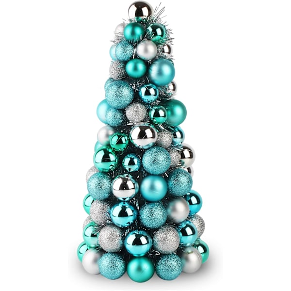 16 Inch Christmas Ball Tree Fireplace Table Decoration Home Party Decorative