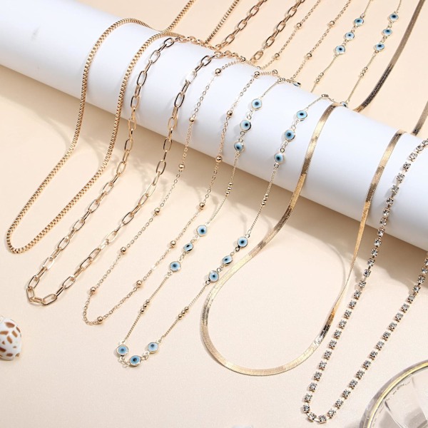 18K guldpläterade midjekedjor Body Chain för kvinnor Bikini
